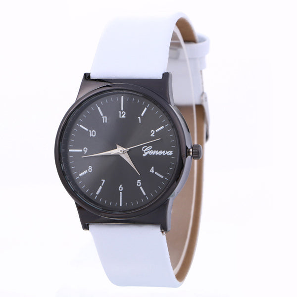 New Simple Fashion Neutral Leather Watch