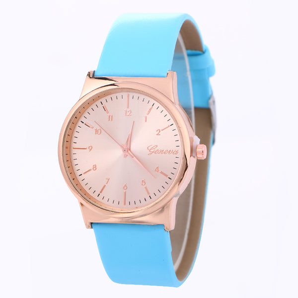 New Simple Fashion Neutral Leather Watch