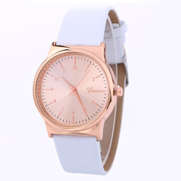 New Simple Fashion Neutral Leather Watch